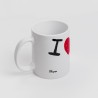 Tazza I Love Yes bianca