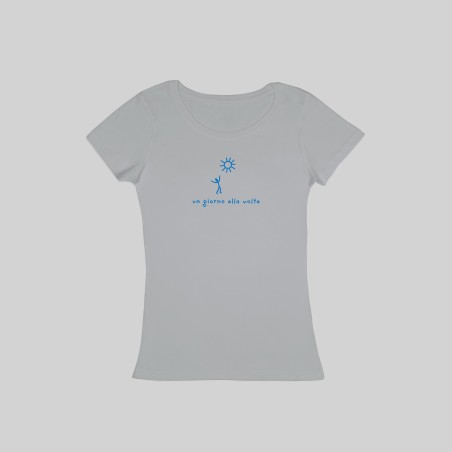 T-shirt Un giorno alla volta donna