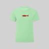 T-shirt icona pesce bambina verde menta